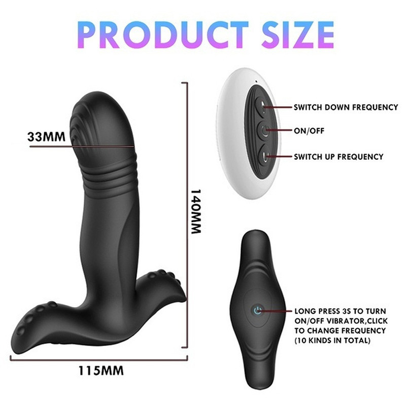 Plug Anal Vibromasseur Poussant