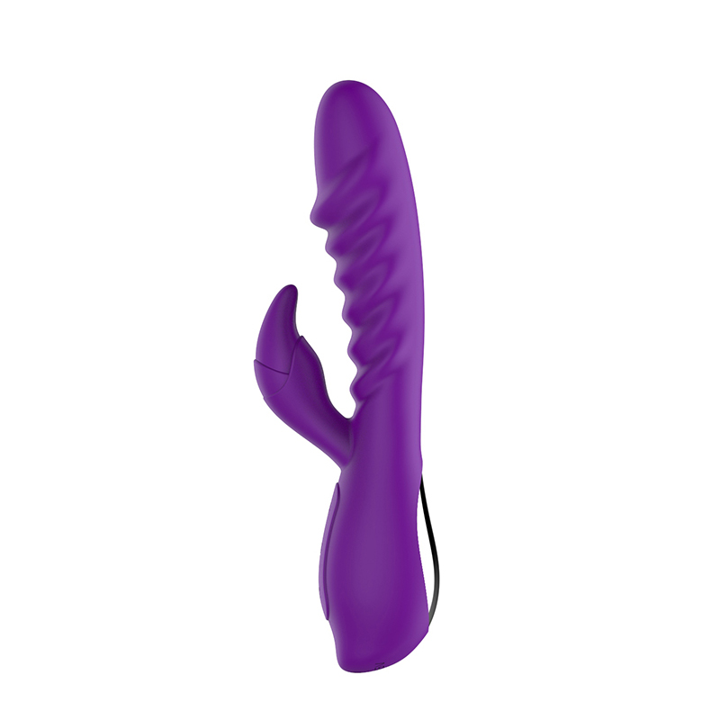 Vibromasseur masseur clitoridien chauffant intelligent en silicone sans danger pour les lapins pour femmes