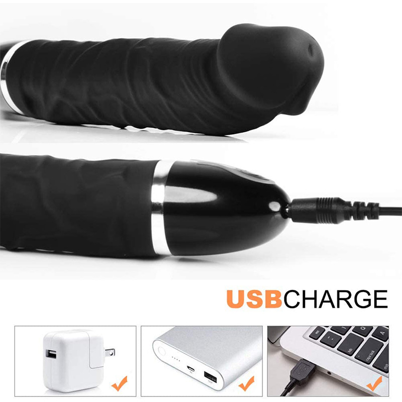 Vibromasseur gode rechargeable